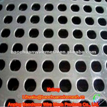 High quality silver steel plate galvanized perforated metal in store